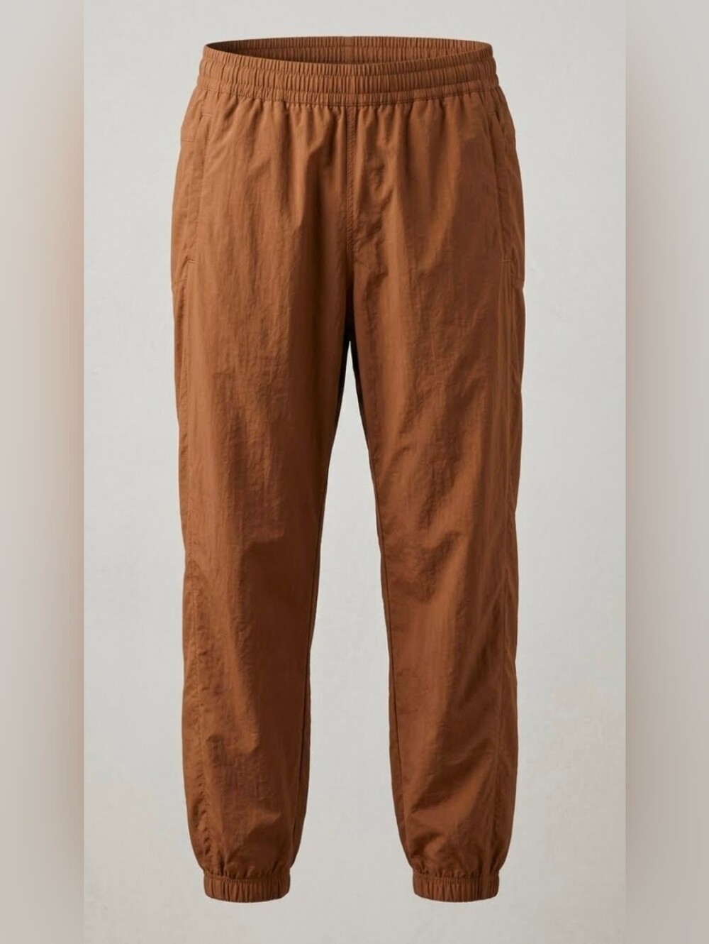 Victoria's Secret Casual Rust Brown Lightweight Parachute Jogger Pants, Sz XL